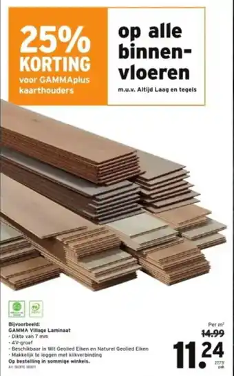 GAMMA Village Laminaat aanbieding
