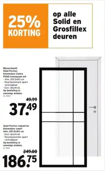 GAMMA Solid Portixx binnendeur Colore POOD honingraat wit aanbieding