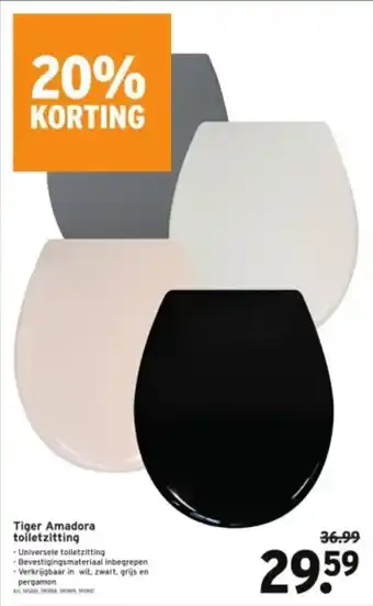 GAMMA Tiger Amadora toiletzitting aanbieding