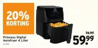 GAMMA Princess Digital Aerofryer 4 Liter aanbieding