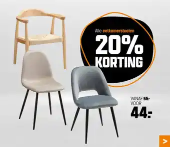 Kwantum Eetkamerstoelen aanbieding