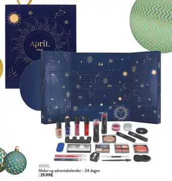 Di APRIL Make-up adventskalender - 24 dagen aanbieding