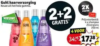 Kruidvat Shampoo zilverglans 250ml aanbieding