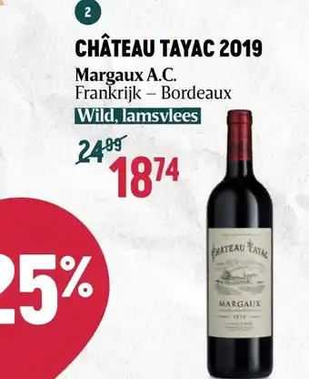 Delhaize Château tayac 2019 aanbieding