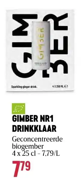 Gimber nr1drinkklaar