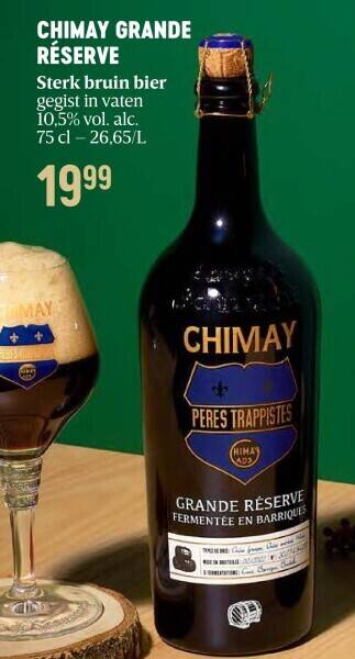 Delhaize Chimay grande réserve aanbieding