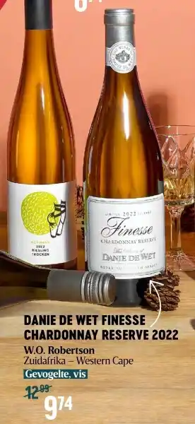 Danie de wet finesse chardonnay reserve 2022