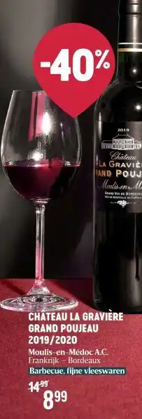 Delhaize Château la gravière grand poujeau 2019/2020 aanbieding