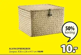 Jysk Alvin opbergbox aanbieding