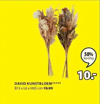 Jysk David kunstbloem aanbieding