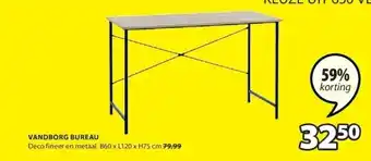 Jysk Vandborg bureau aanbieding