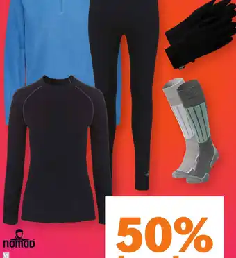 Albert Heijn Nomad kleding, handschoenen of sokken aanbieding