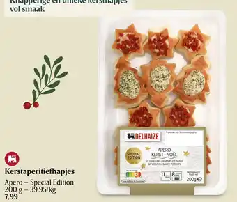 Delhaize Kerstaperitiefhapjes Apero - Special Edition 200 g aanbieding