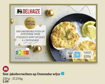 Sint-jakobsvruchten op Oostendse wijze 220g