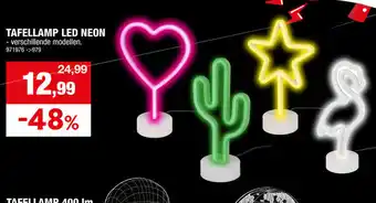 Hubo TAFELLAMP LED NEON aanbieding