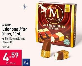 Ijsbonbons after dinner