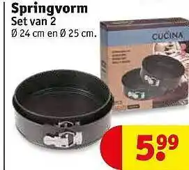 Kruidvat Springvorm Set Van 2 aanbieding