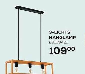 3-lichts Hanglamp