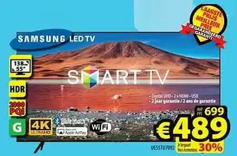 ElectroStock Samsung led tv ue55tu7092 aanbieding