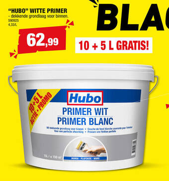 Hubo WITTE PRIMER aanbieding