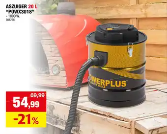 Hubo ASZUIGER 20 L "POWX3018" aanbieding