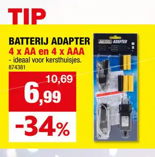 BATTERIJ ADAPTER ADAPTER