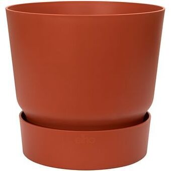 Brico Elho bloempot greenville rond 40cm brique aanbieding