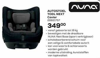 Supra Bazar Autostoel Todl Next Caviar aanbieding