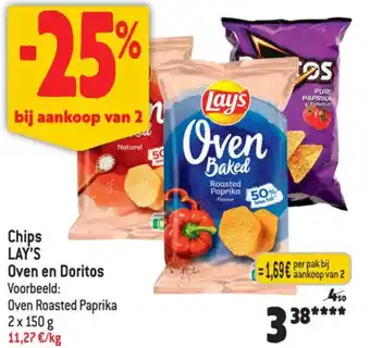 Chips LAY'S Oven en Doritos