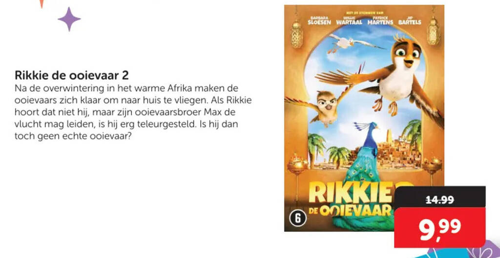 Rikkie de ooievaar 2 promotie bij Boekenvoordeel Rikkie de ooievaar 2 promotie bij Boekenvoordeel