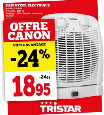 RADIATEUR ÉLECTRIQUE