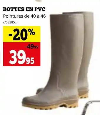 BOTTES EN PVC