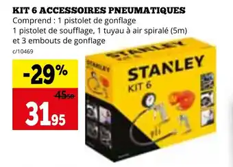 Dema KIT 6 ACCESSOIRES PNEUMATIQUES aanbieding