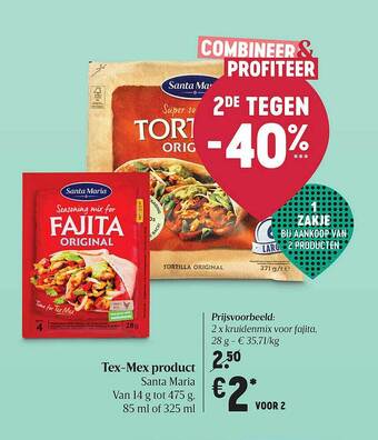 Tex-mex Product Santa Maria