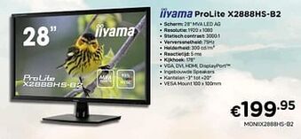 CompuDeals Iiyama prolite x2888hs-b2 aanbieding