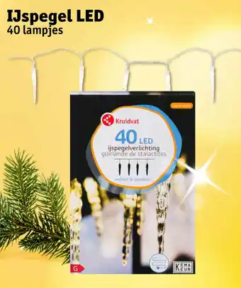 Kruidvat IJspegel LED 40 lampjes aanbieding