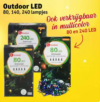 Kruidvat Outdoor LED 80, 140, 240 lampjes aanbieding