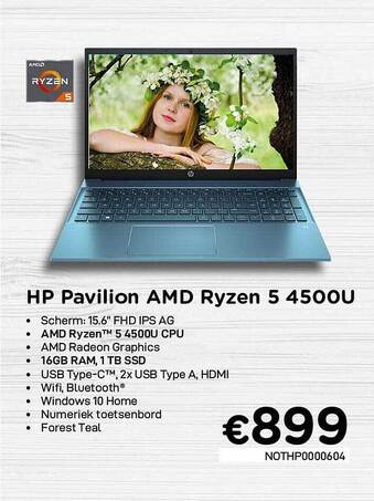 Hp pavilion amd ryzen 5 4500u