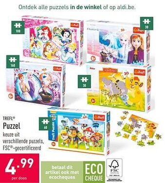 ALDI Puzzel aanbieding