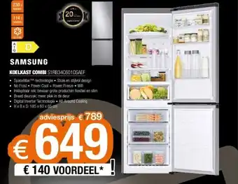 Koelkast combi s1rb34c601dsaef