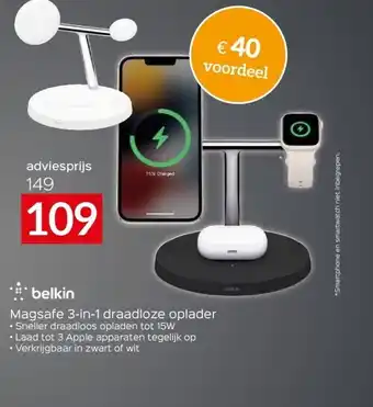 Selexion Magsafe 3-in-1 draadloze oplader aanbieding