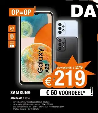 Expert Samsung galaxy a23 sua236 aanbieding