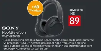 Sony hoofdtelefoon whch720nb