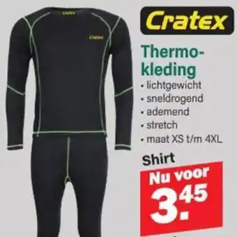 Cratex Thermokleding Shirt