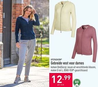 ALDI Gebreide vest voor dames aanbieding