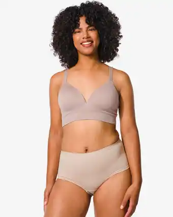 HEMA Hema dames shortie zacht katoen beige (beige) aanbieding