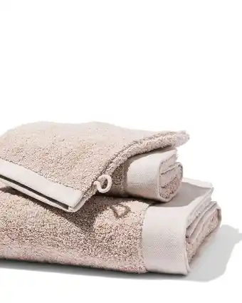 HEMA Hema handdoeken - hotel extra zacht zand (zand) aanbieding
