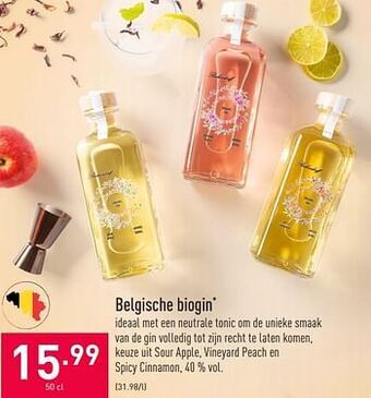 ALDI Belgische biogin aanbieding