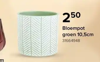 Bloempot groen 10,5cm