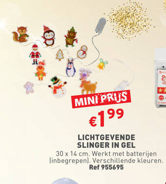 Trafic LICHTGEVENDE SLINGER IN GEL 30 x 14cm aanbieding